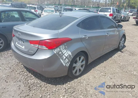 2012 Hyundai Elantra Limited (Ulsan Plant) z USA, uszkodzony, nr VIN KMHDH4AE1CU221482